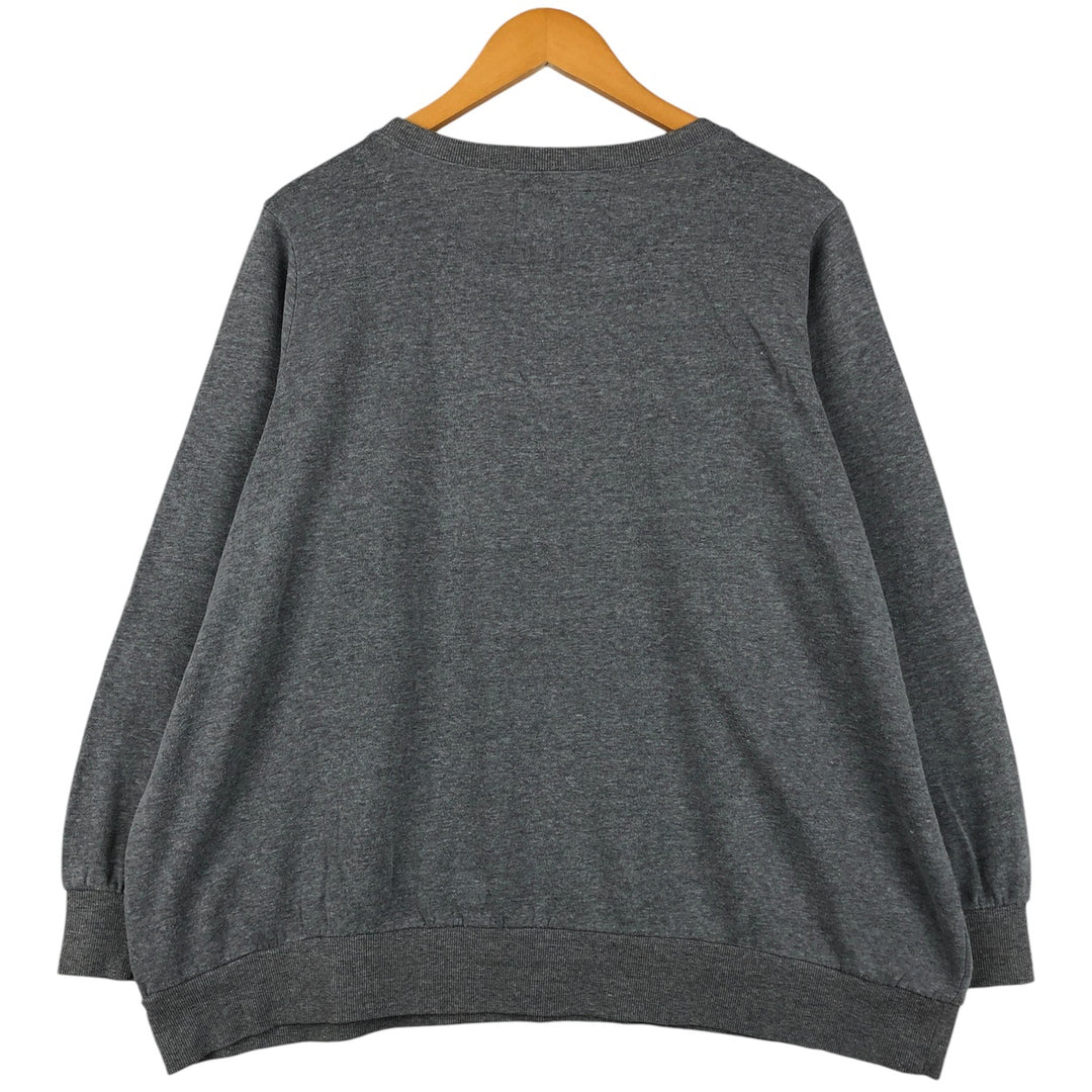 THE ROLLING STONES band sweatshirt, men's size XL cotton gray type Vintage Second Hand