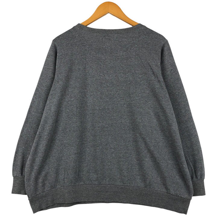 THE ROLLING STONES band sweatshirt, men's size XL cotton gray type Vintage Second Hand