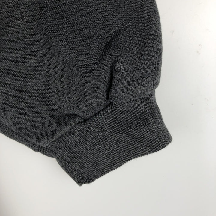 Vintage 80'S Hanes Blue Tag Printed Sweatshirt, Made in USA, Men's XL cotton black type Vintage Second Hand
