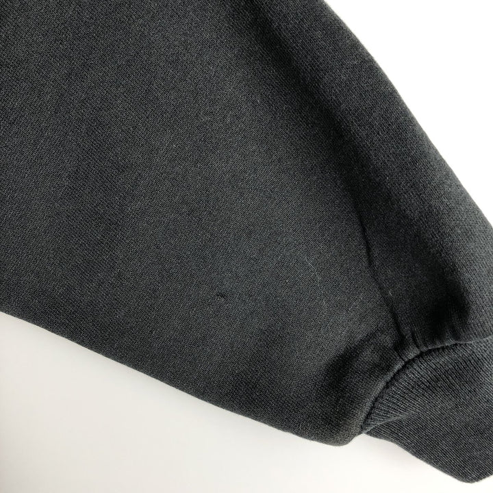 Vintage 80s-90'S Jerzees printed sweatshirt, sweatshirt, made in USA, men's XL size cotton black type Vintage Second Hand