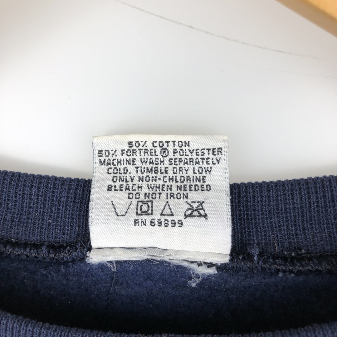 2000'S 20sport PENN STATE Pennsylvania State University College Sweatshirt, Made in USA, Men's Size XL cotton navy blue type Vintage Second Hand