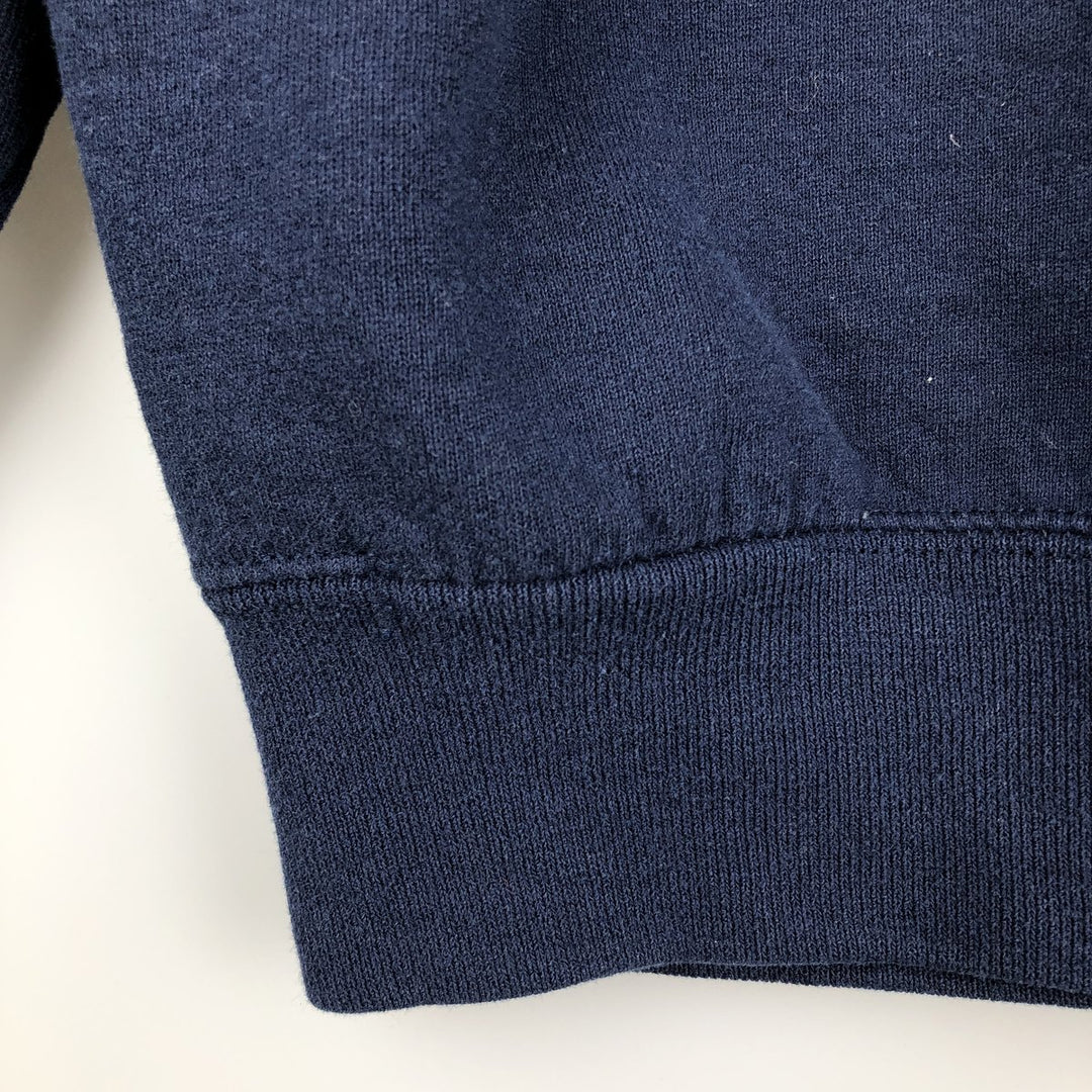 Vintage 80s-90'S Russell printed sweatshirt, Made in USA, Men's XL cotton navy blue type Vintage Second Hand