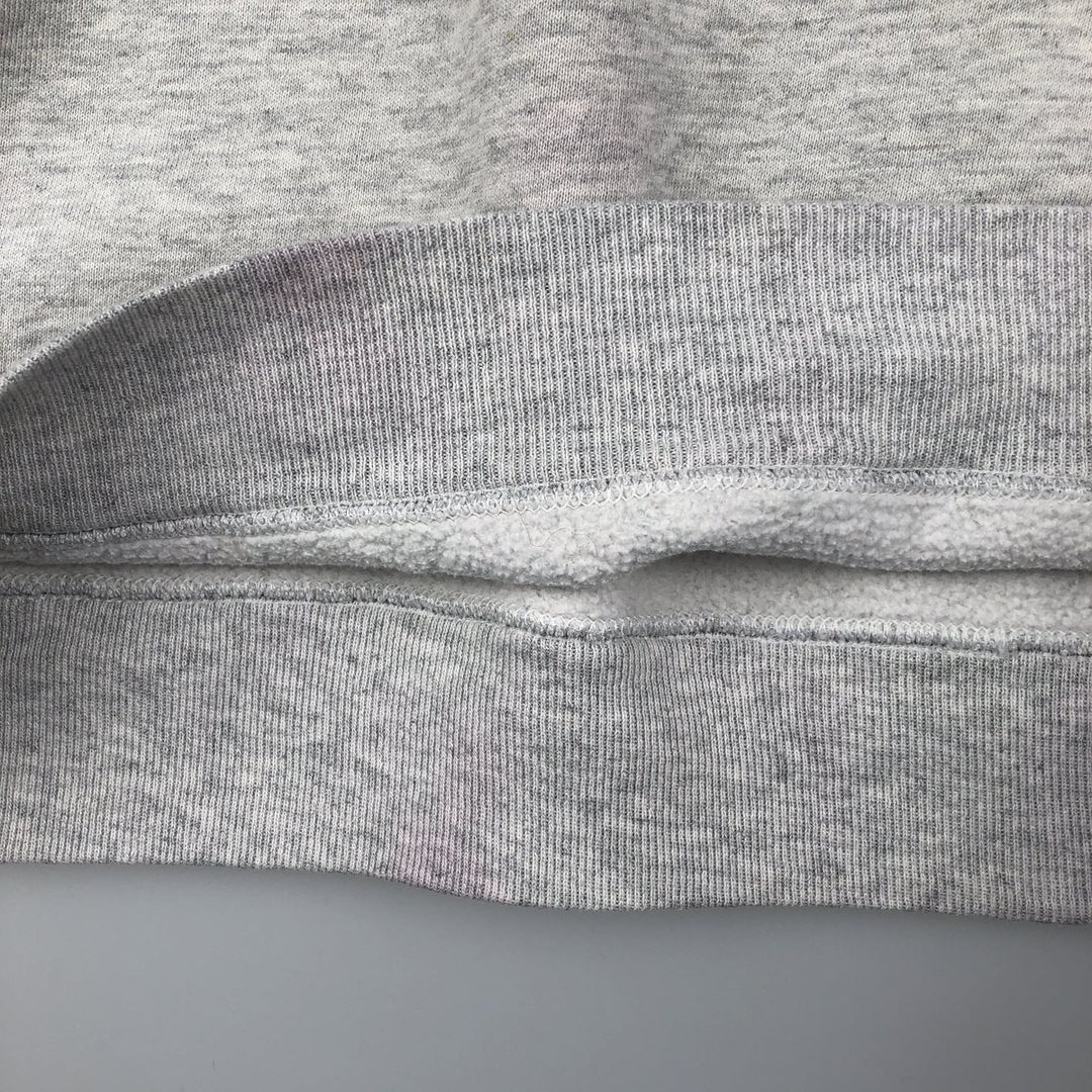 Vintage 80s-90'S Jerzees printed sweatshirt, sweatshirt, made in USA, men's XL size cotton gray type Vintage Second Hand