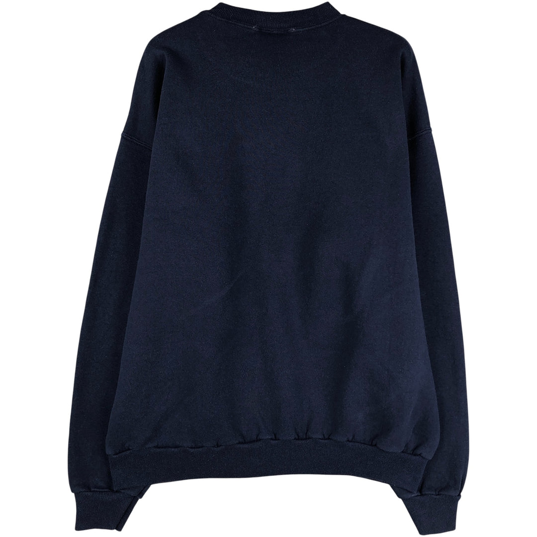 Vintage 90'S TEASE A NEW YORK printed sweatshirt, made in the USA, size L, men's cotton navy blue type Vintage Second Hand