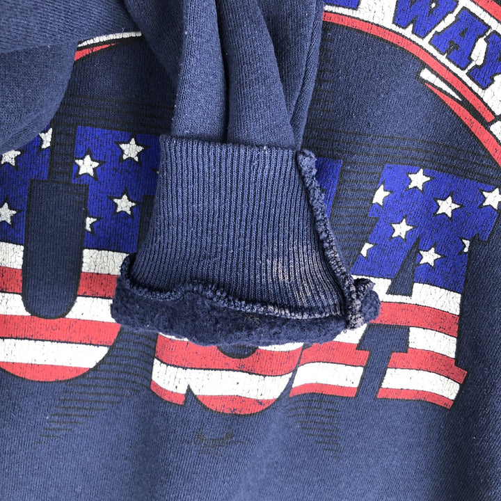 Vintage 90'S TEASE A NEW YORK printed sweatshirt, made in the USA, size L, men's cotton navy blue type Vintage Second Hand