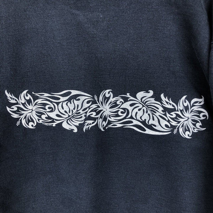 Crazy Shirt Printed Sweatshirt, Men's Size M cotton navy blue type Vintage Second Hand