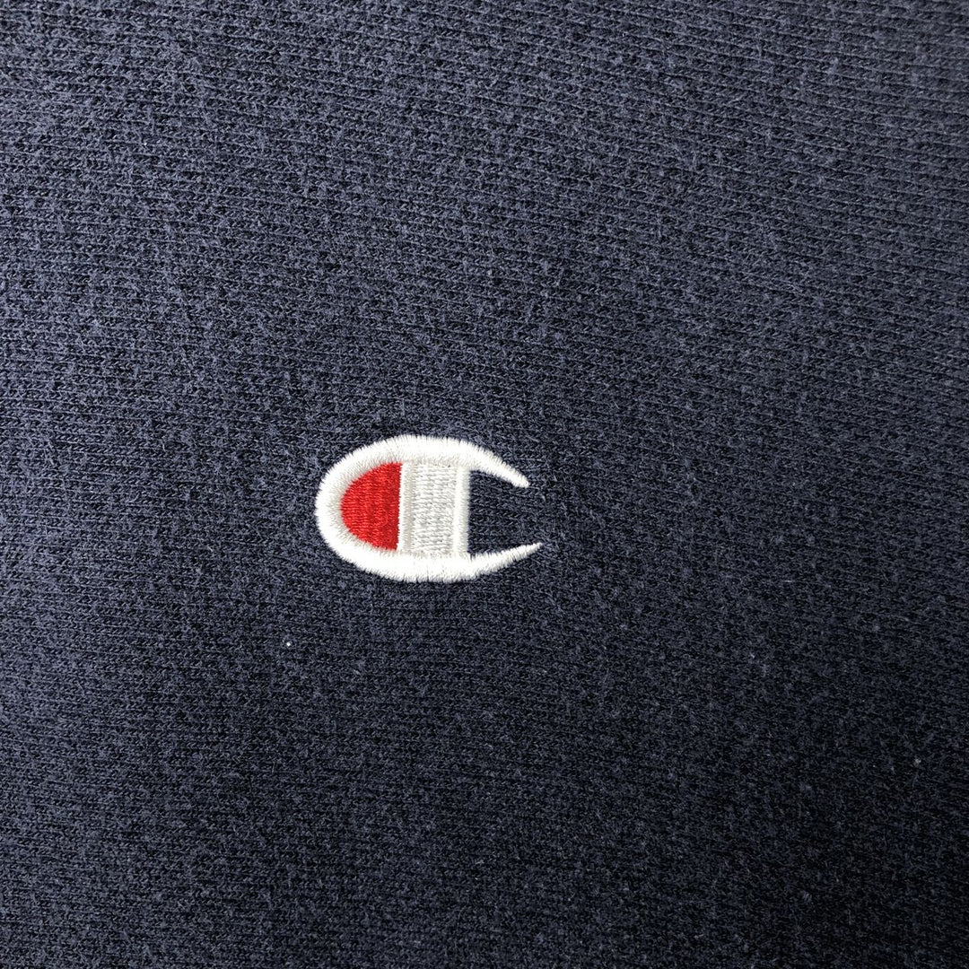 Champion REVERSE WEAVE Reverse Weave College Sweat Pullover Hoodie Men's L size cotton navy blue type Vintage Second Hand