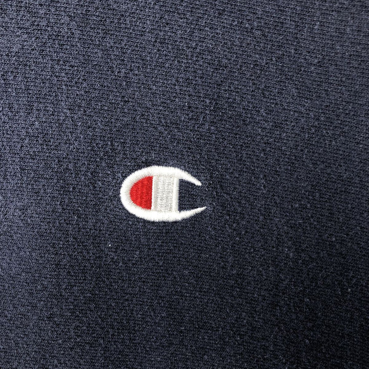 Champion REVERSE WEAVE Reverse Weave College Sweat Pullover Hoodie Men's L size cotton navy blue type Vintage Second Hand