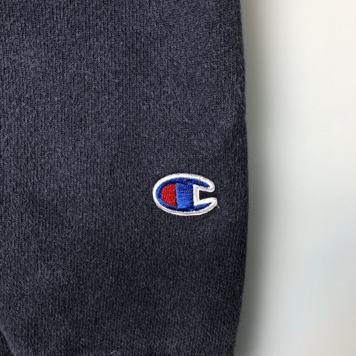 Champion REVERSE WEAVE Reverse Weave College Sweat Pullover Hoodie Men's L size cotton navy blue type Vintage Second Hand