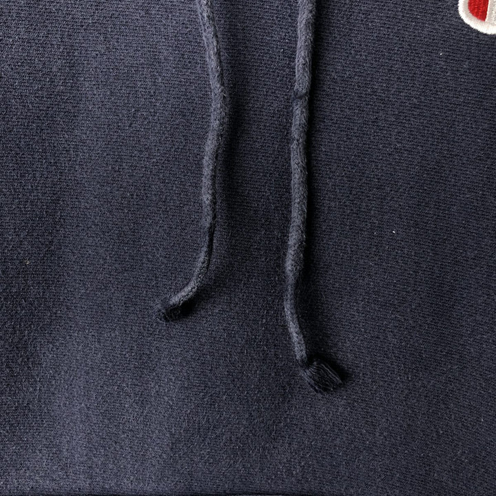 Champion REVERSE WEAVE Reverse Weave College Sweat Pullover Hoodie Men's L size cotton navy blue type Vintage Second Hand