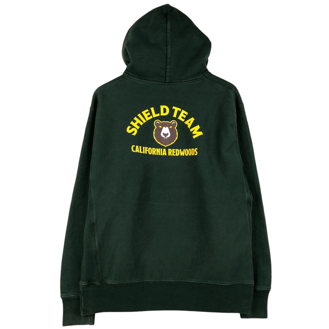 Champion REVERSE WEAVE Reverse Weave Sweat Pullover Hoodie Men's L size cotton Green type dark green Vintage Second Hand