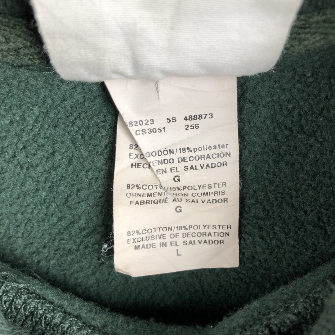 Champion REVERSE WEAVE Reverse Weave Sweat Pullover Hoodie Men's L size cotton Green type dark green Vintage Second Hand