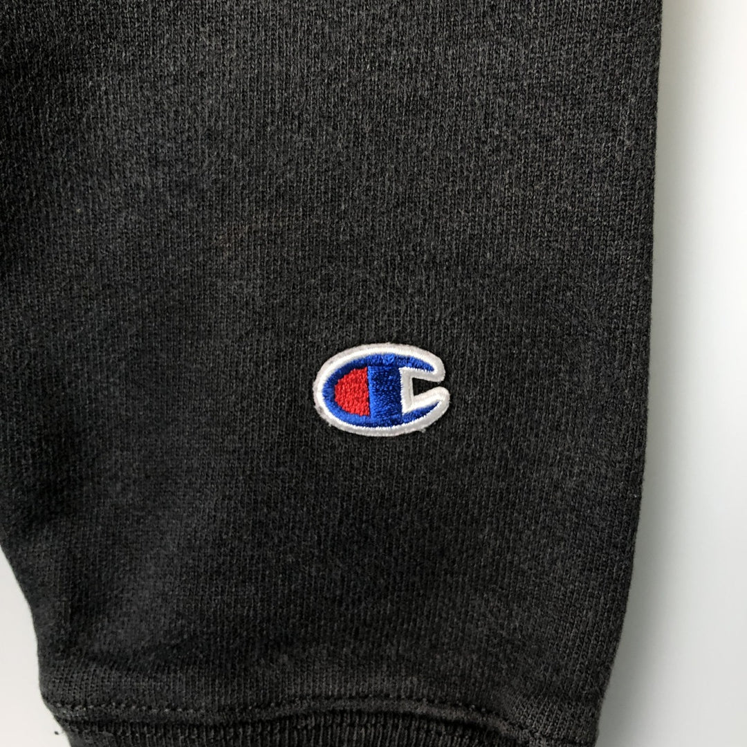 Champion REVERSE WEAVE Reverse Weave Sweat Pullover Hoodie Men's L size cotton black type Vintage Second Hand