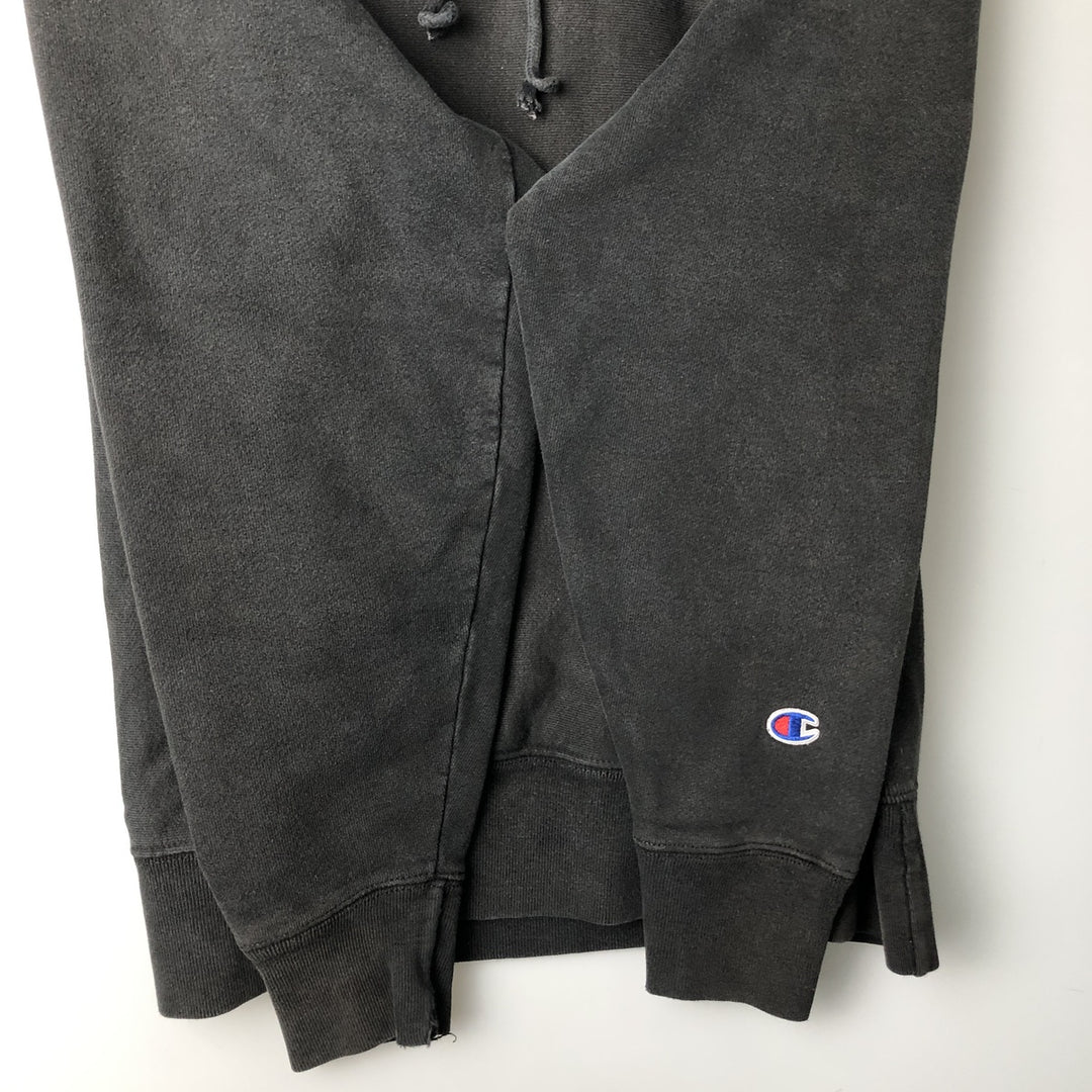 Champion REVERSE WEAVE Reverse Weave Sweat Pullover Hoodie Men's L size cotton black type Vintage Second Hand