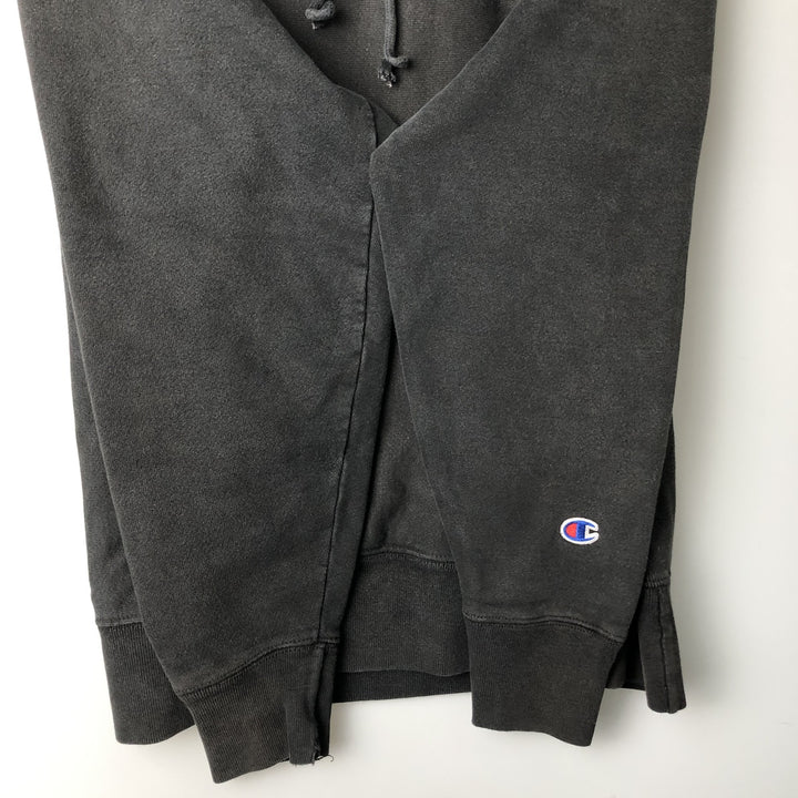 Champion REVERSE WEAVE Reverse Weave Sweat Pullover Hoodie Men's L size cotton black type Vintage Second Hand