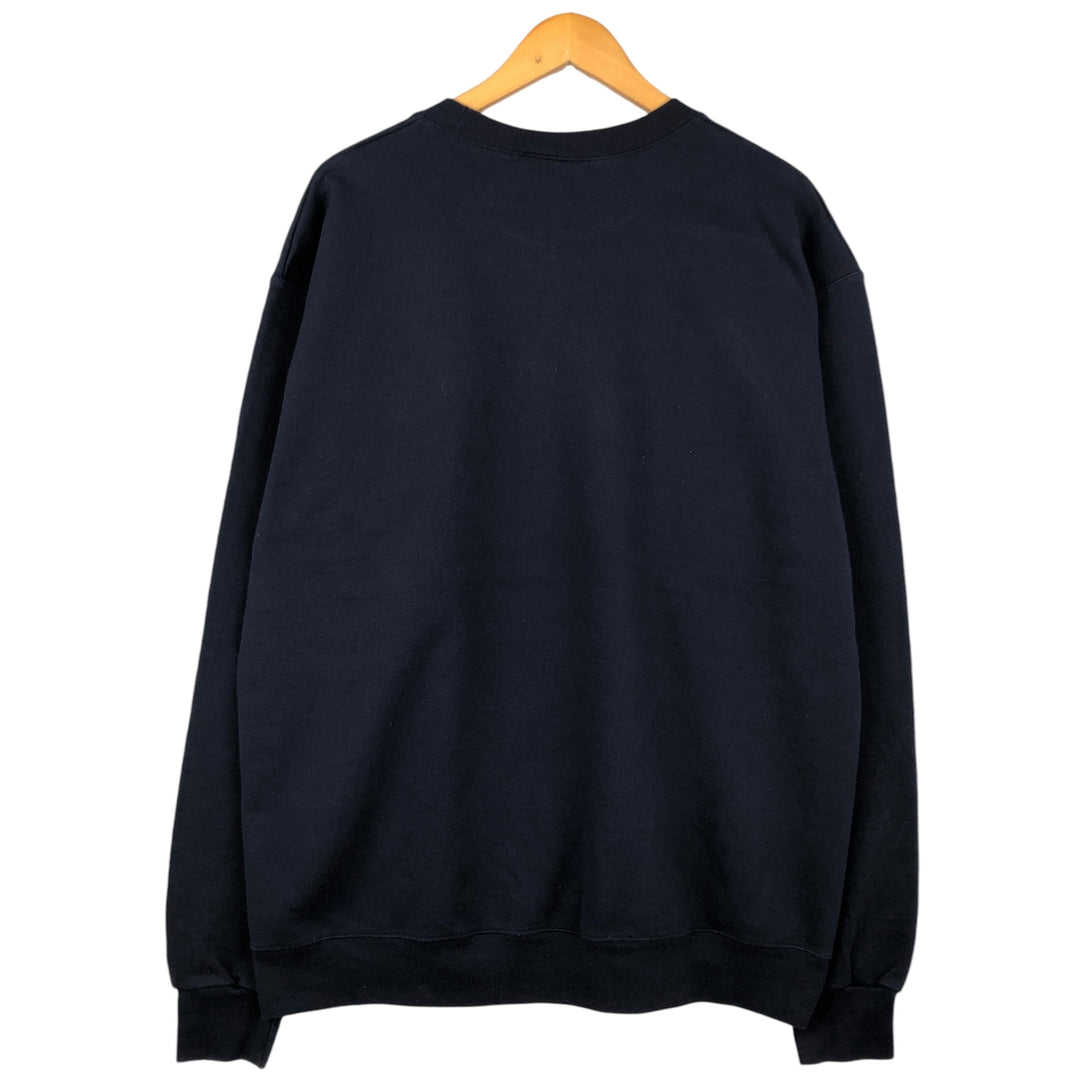 Champion Authentic Athletics Wear College Sweatshirt, Men's XL cotton navy blue type Vintage Second Hand