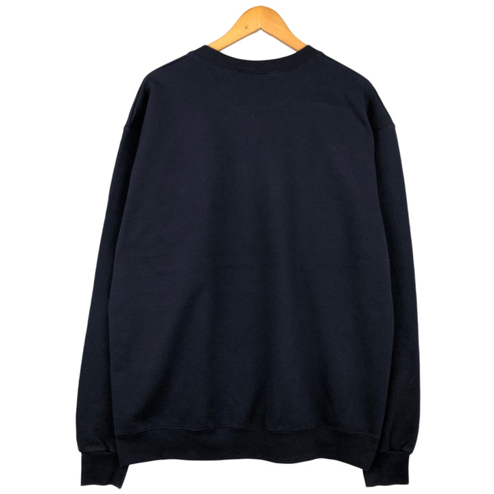 Champion Authentic Athletics Wear College Sweatshirt, Men's XL cotton navy blue type Vintage Second Hand