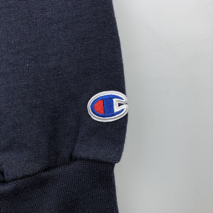Champion Authentic Athletics Wear College Sweatshirt, Men's XL cotton navy blue type Vintage Second Hand