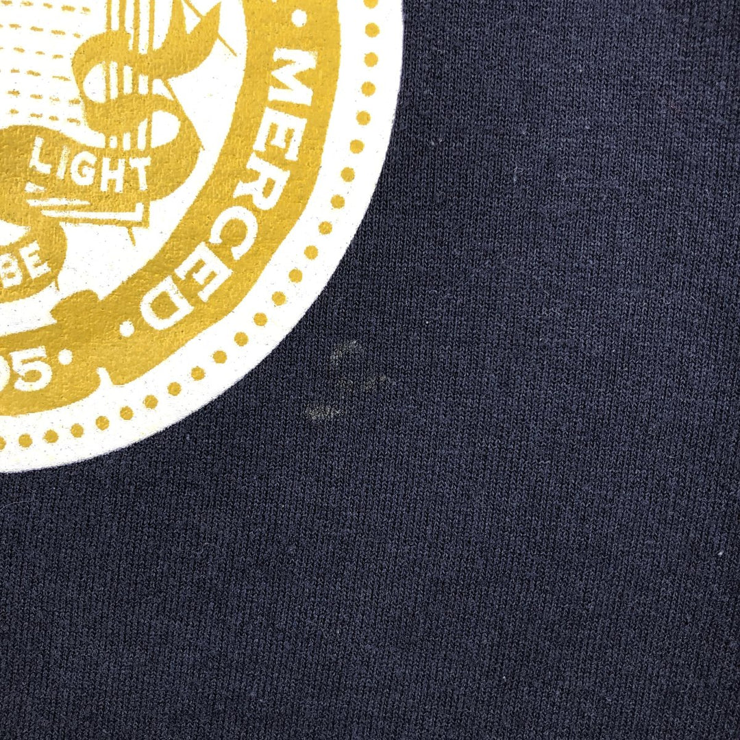 Champion Authentic Athletics Wear College Sweatshirt, Men's XL cotton navy blue type Vintage Second Hand