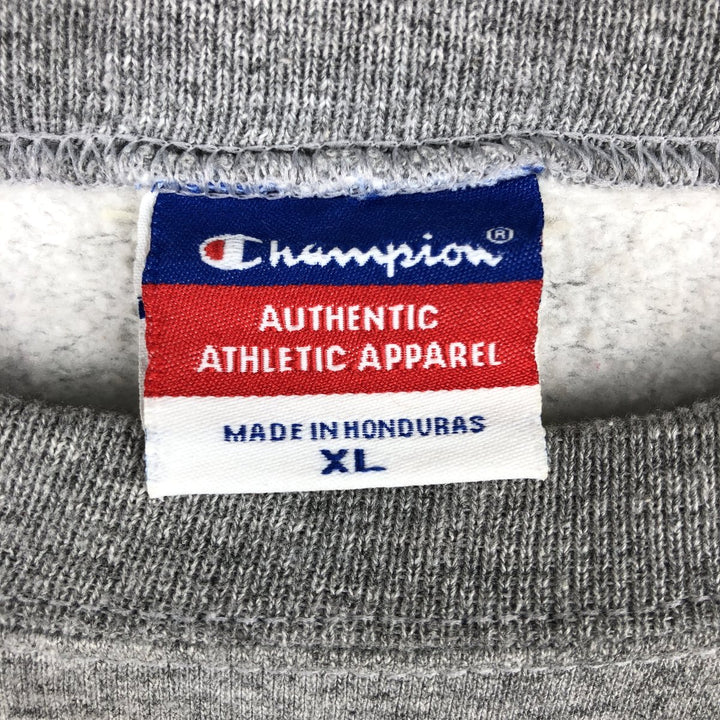 Champion Authentic Athletic Apparel College Sweatshirt, Men's Size XL unclear gray type Vintage Second Hand