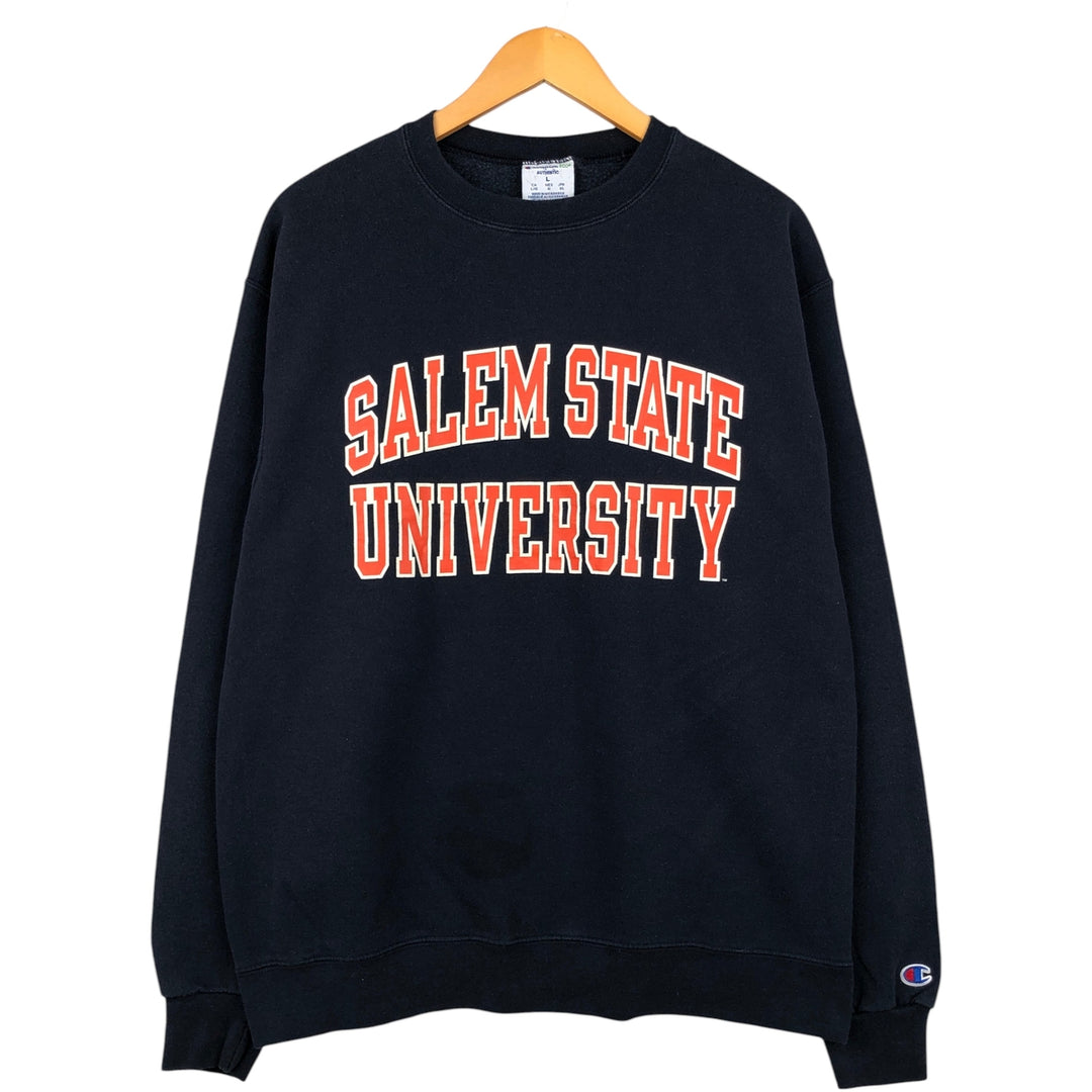 Champion ECO AUTHENTIC College Sweatshirt, Men's Size L unclear navy blue type Vintage Second Hand