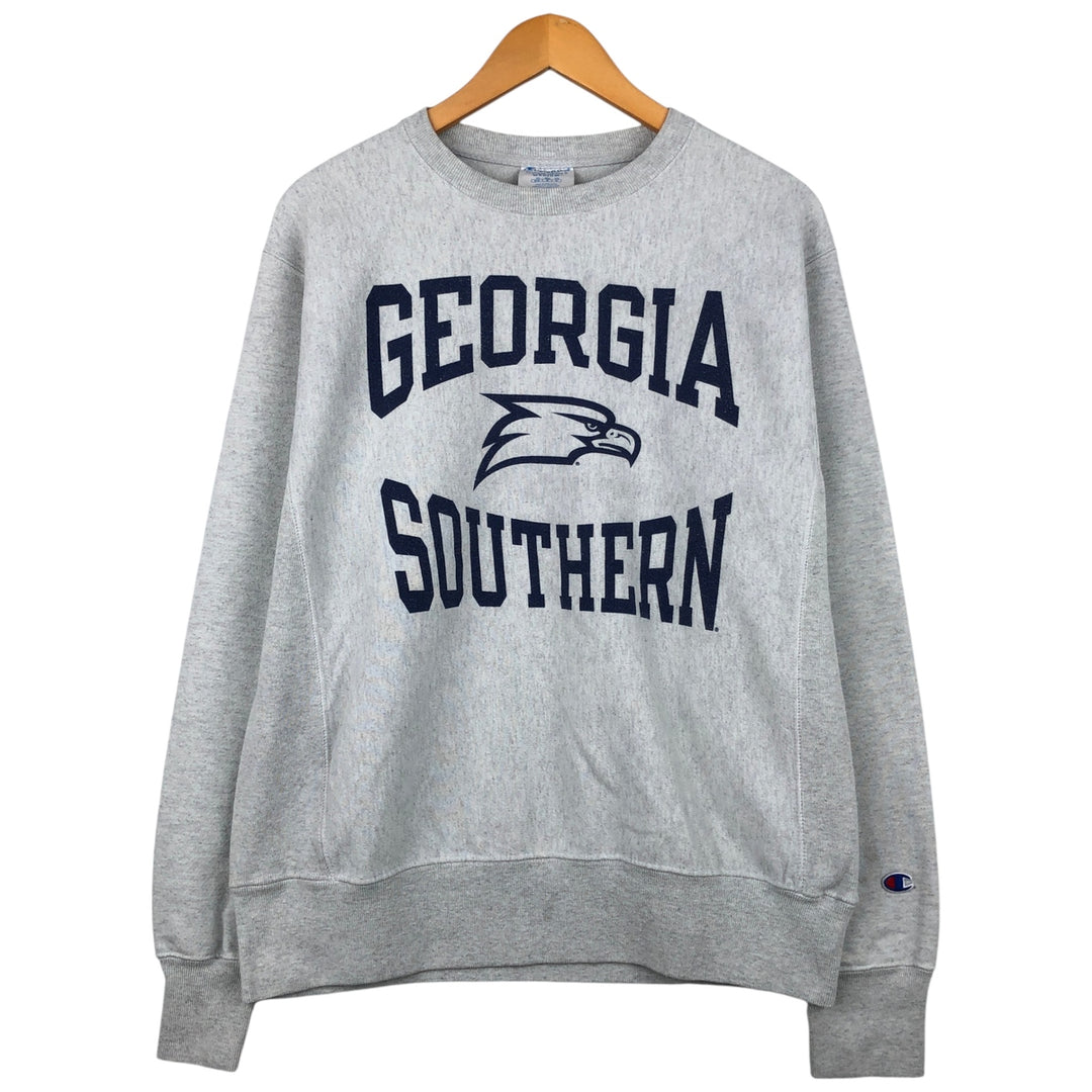 Champion REVERSE WEAVE Reverse Weave College Sweatshirt Trainer Men's M size cotton gray type Vintage Second Hand