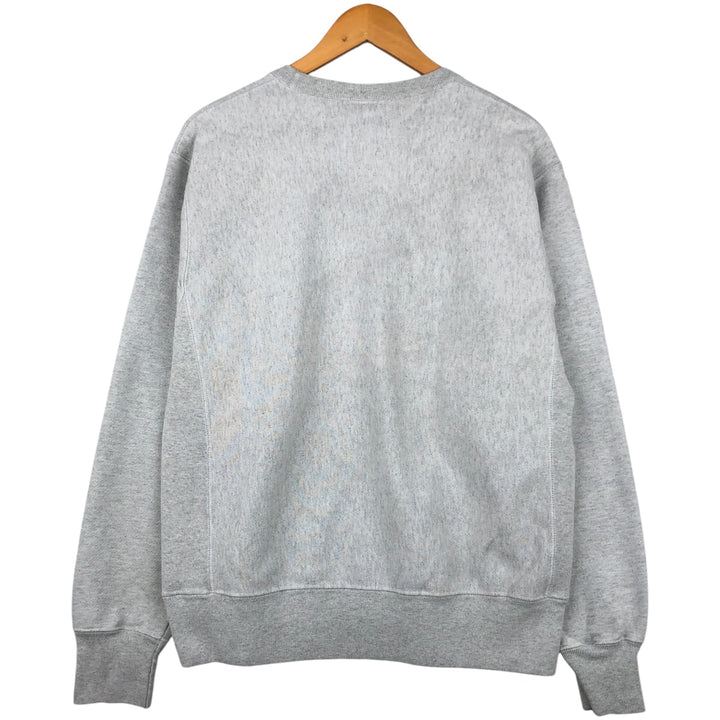 Champion REVERSE WEAVE Reverse Weave College Sweatshirt Trainer Men's M size cotton gray type Vintage Second Hand