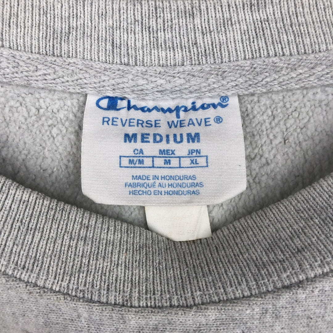 Champion REVERSE WEAVE Reverse Weave College Sweatshirt Trainer Men's M size cotton gray type Vintage Second Hand