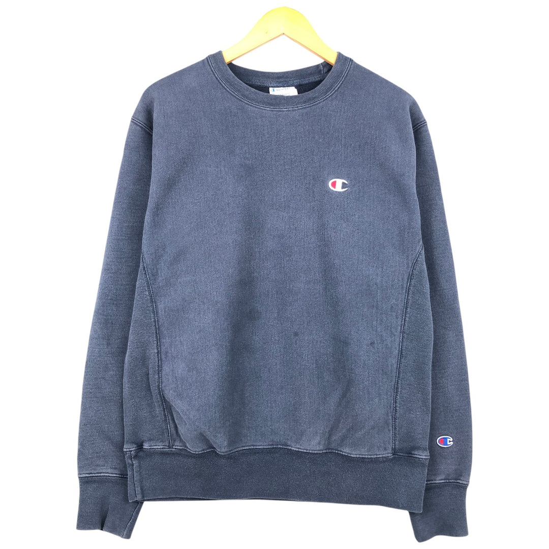 Champion REVERSE WEAVE Reverse Weave One Point Logo Sweatshirt Trainer Men's M cotton blue type Vintage Second Hand