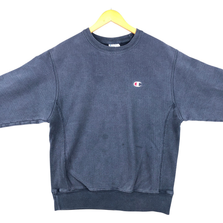 Champion REVERSE WEAVE Reverse Weave One Point Logo Sweatshirt Trainer Men's M cotton blue type Vintage Second Hand