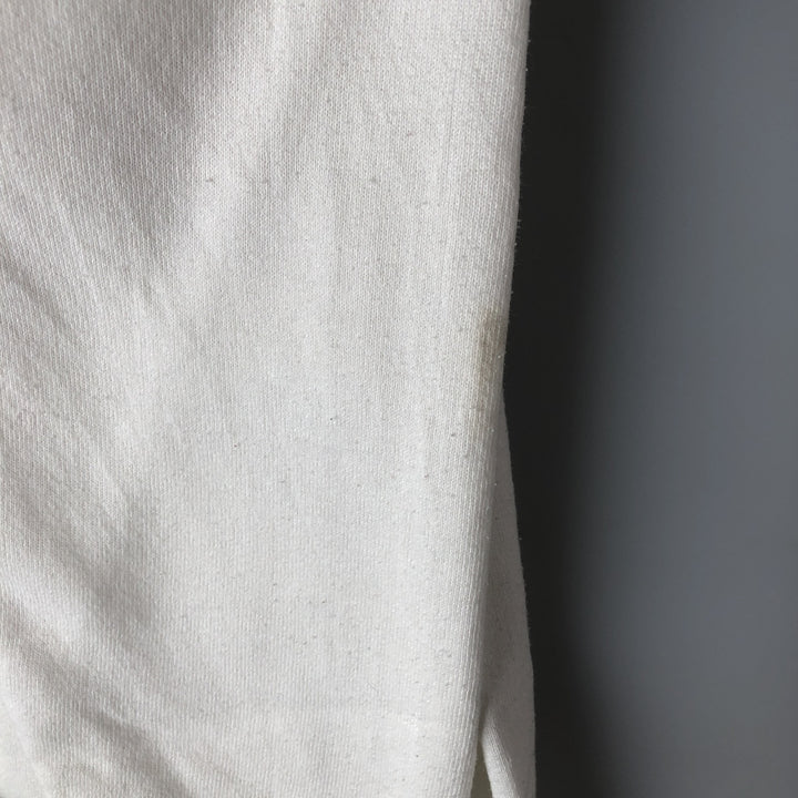 80'S Screen Stars Late Show with David Letterman Print Sweatshirt, Men's Size Medium cotton white type Vintage Second Hand