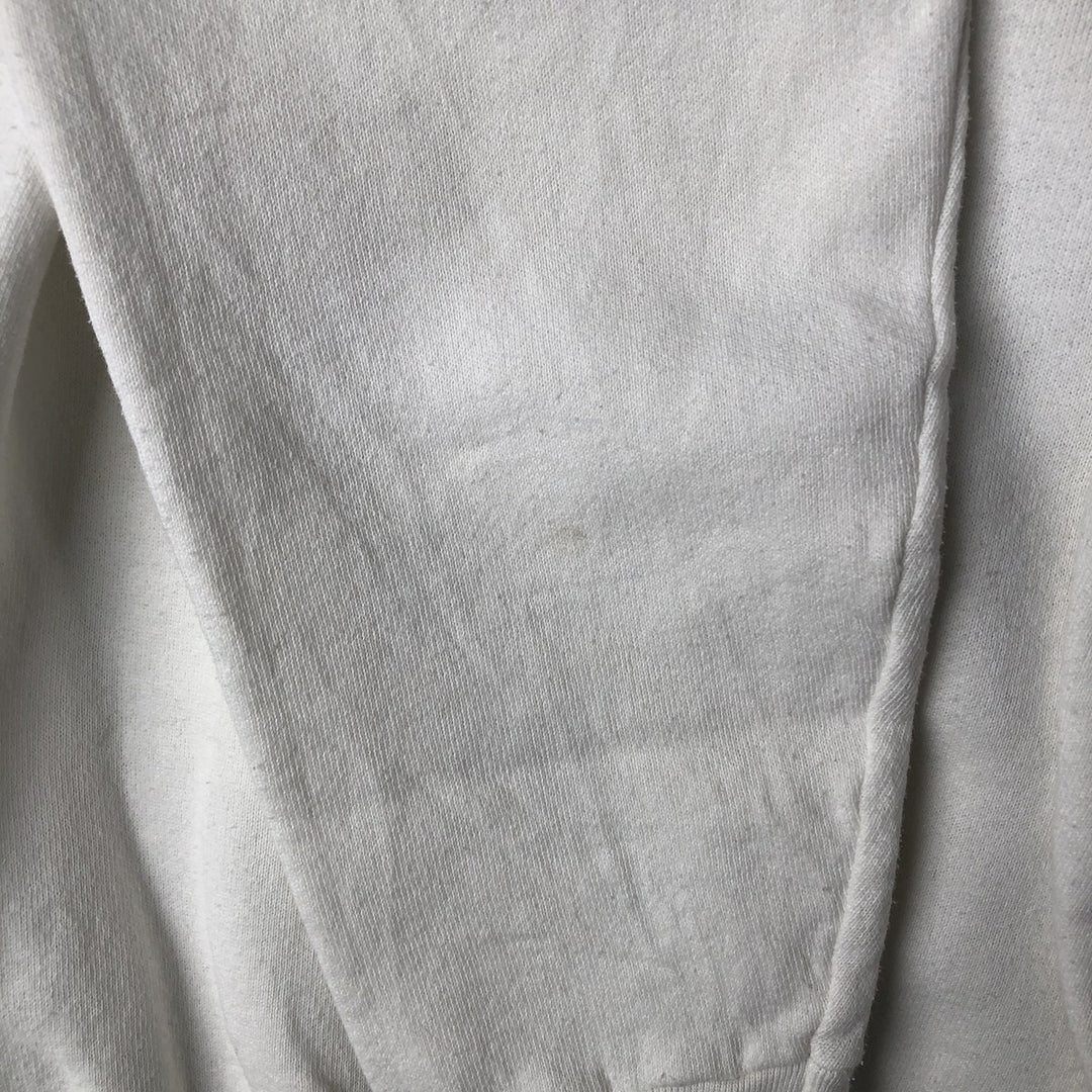 80'S Screen Stars Late Show with David Letterman Print Sweatshirt, Men's Size Medium cotton white type Vintage Second Hand