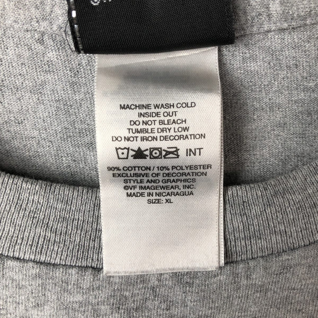 Harley-Davidson Long Sleeve T-Shirt, Men's XL Size cotton gray type Vintage Second Hand