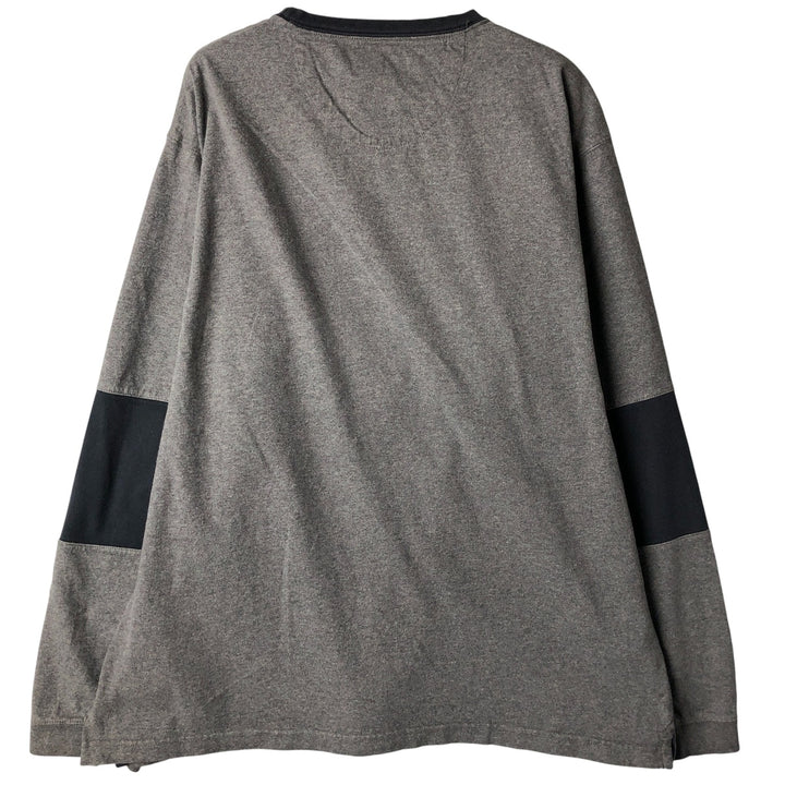 Ralph Lauren CHAPS long-sleeved T-shirt, men's size XL cotton Charcoal Vintage Second Hand