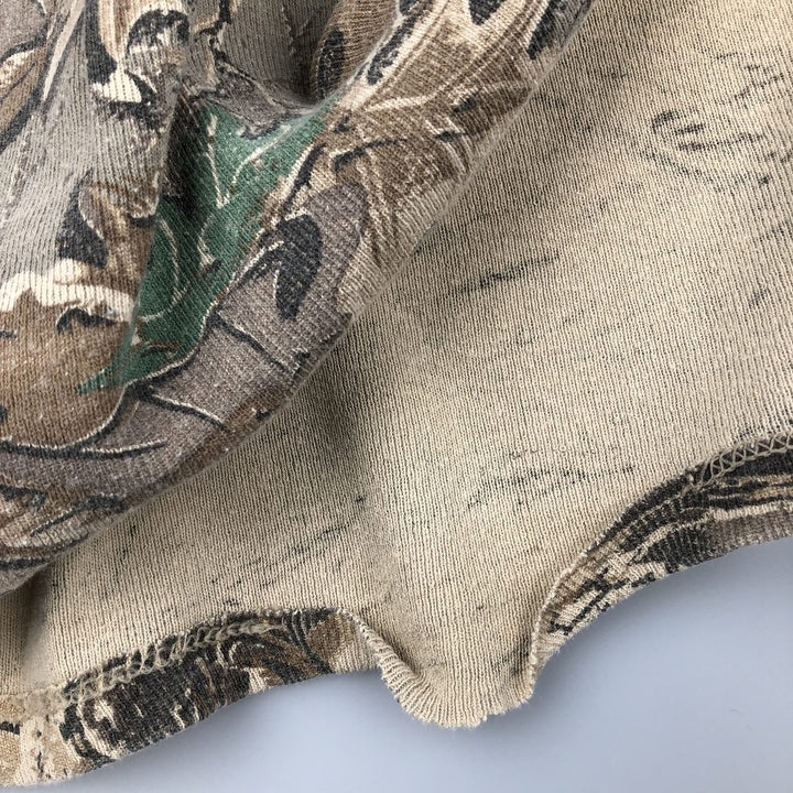 Duofold Treebark Camo Thermal Long T-Shirt, Men's XXL cotton multicolor Vintage Second Hand