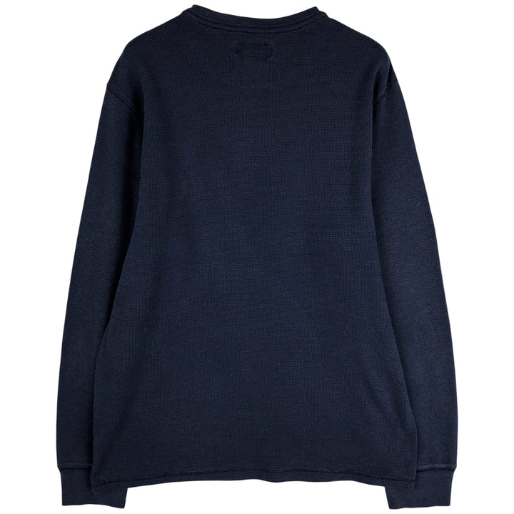 Ralph Lauren POLO RALPH LAUREN SLEEPWEAR Thermal Long T-Shirt, Men's Size L cotton navy blue type Vintage Second Hand