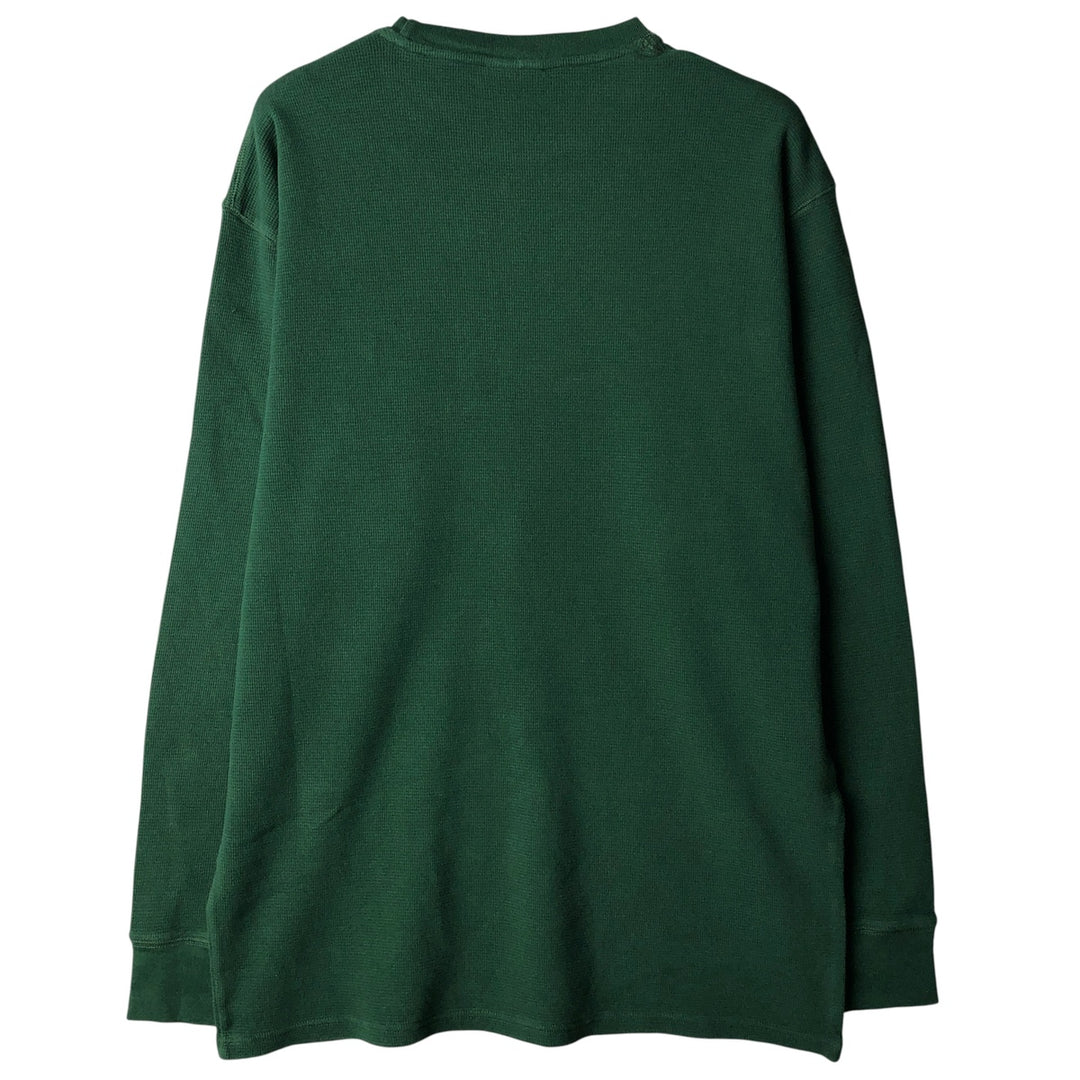 Ralph Lauren POLO RALPH LAUREN SLEEPWEAR Thermal Long T-Shirt, Men's XXL cotton Green type dark green Vintage Second Hand