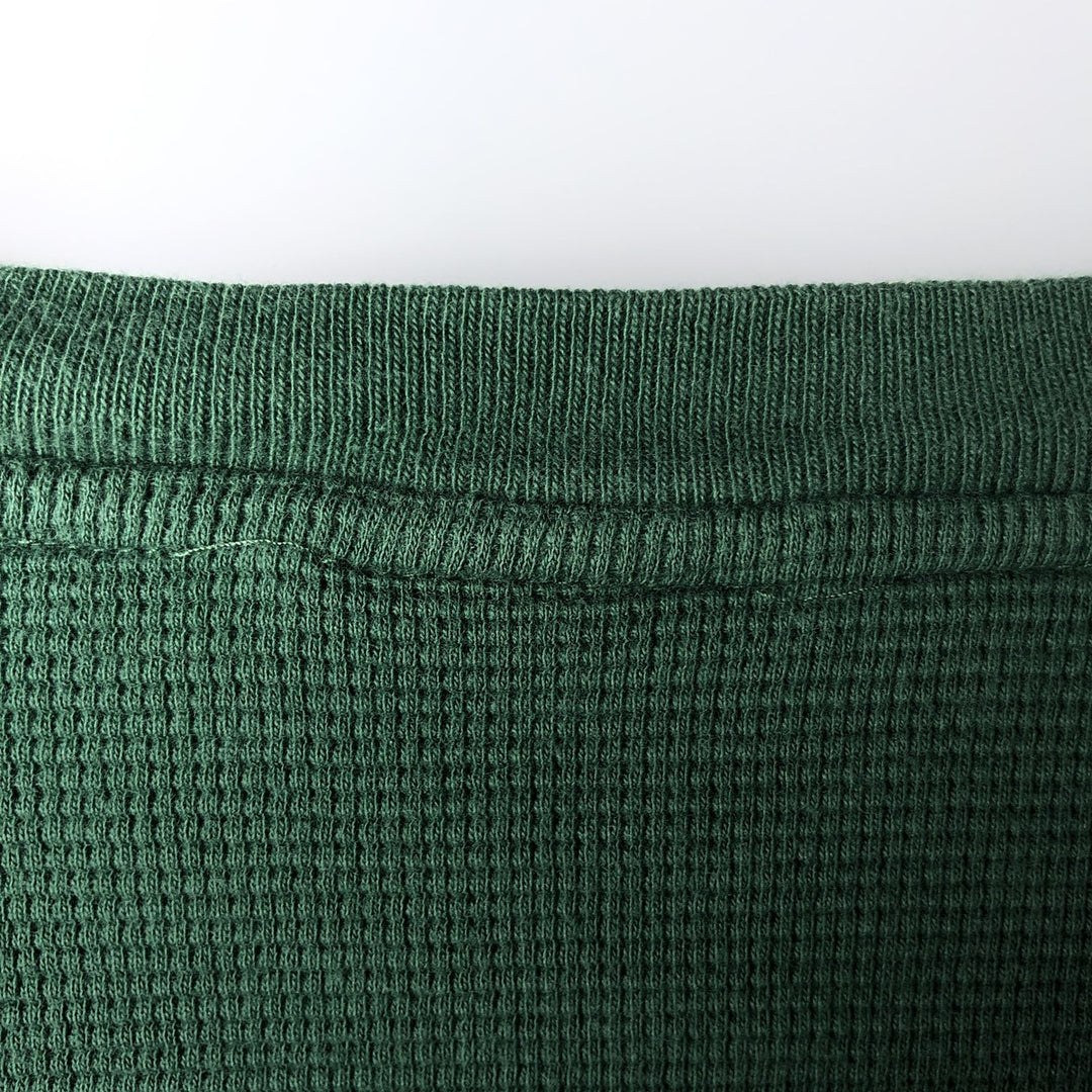 Ralph Lauren POLO RALPH LAUREN SLEEPWEAR Thermal Long T-Shirt, Men's Size L cotton Green type dark green Vintage Second Hand