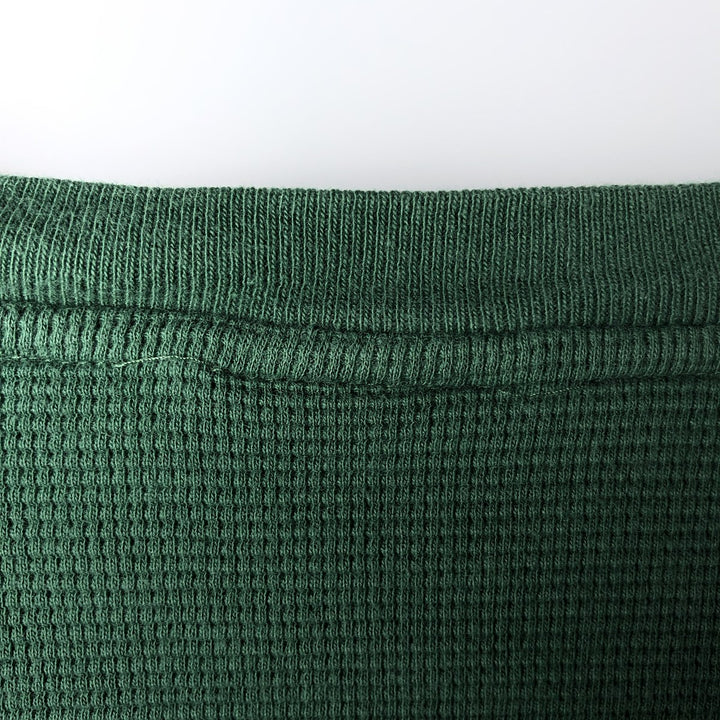 Ralph Lauren POLO RALPH LAUREN SLEEPWEAR Thermal Long T-Shirt, Men's Size L cotton Green type dark green Vintage Second Hand