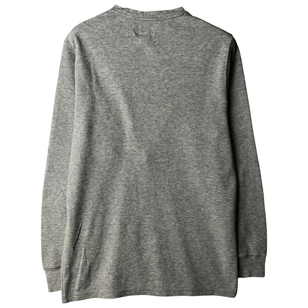 Ralph Lauren POLO RALPH LAUREN SLEEPWEAR Thermal Long T-Shirt, Men's Size L unclear gray type Vintage Second Hand