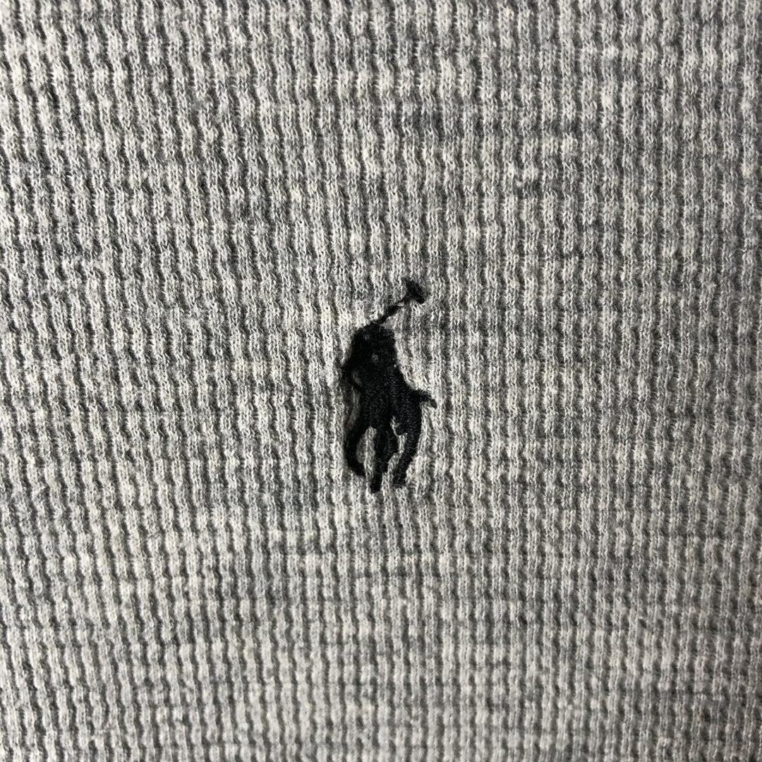 Ralph Lauren POLO RALPH LAUREN SLEEPWEAR Thermal Long T-Shirt, Men's Size L unclear gray type Vintage Second Hand