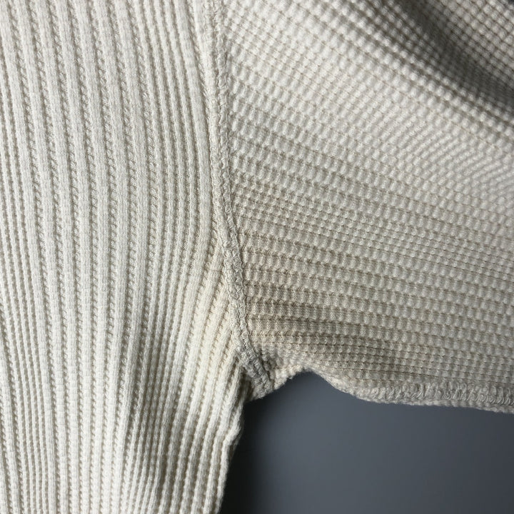 Ralph Lauren POLO by Ralph Lauren UNDERWEAR Thermal Long T-Shirt, Men's Size L cotton pale white type Vintage Second Hand