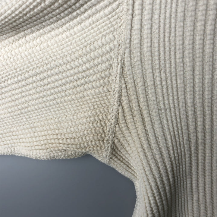 Ralph Lauren POLO by Ralph Lauren UNDERWEAR Thermal Long T-Shirt, Men's Size L cotton pale white type Vintage Second Hand