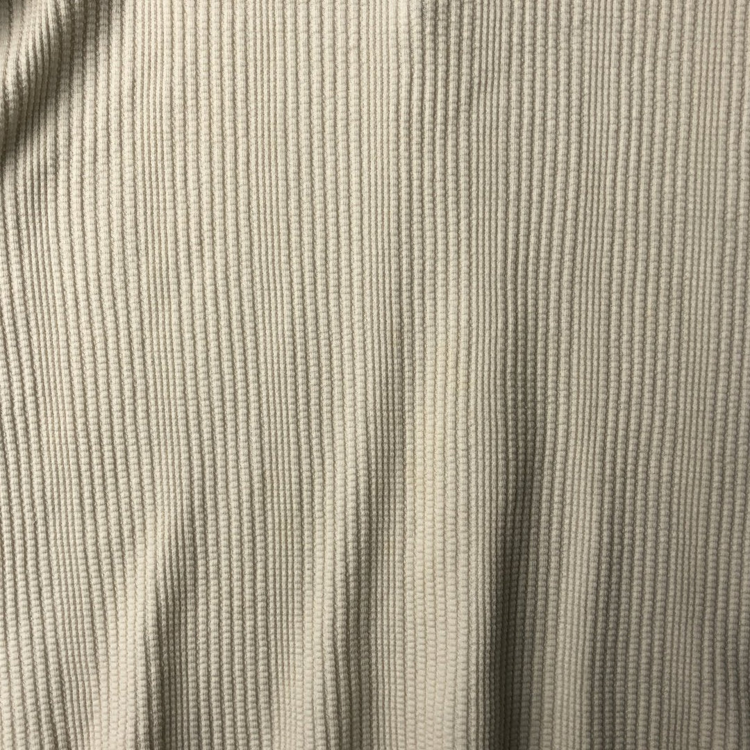 Ralph Lauren POLO by Ralph Lauren UNDERWEAR Thermal Long T-Shirt, Men's Size L cotton pale white type Vintage Second Hand