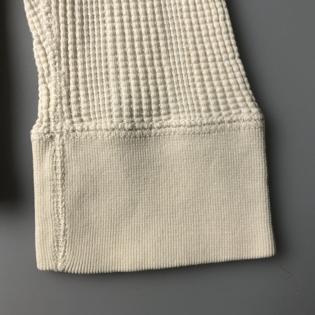 Ralph Lauren POLO by Ralph Lauren UNDERWEAR Thermal Long T-Shirt, Men's Size L cotton pale white type Vintage Second Hand