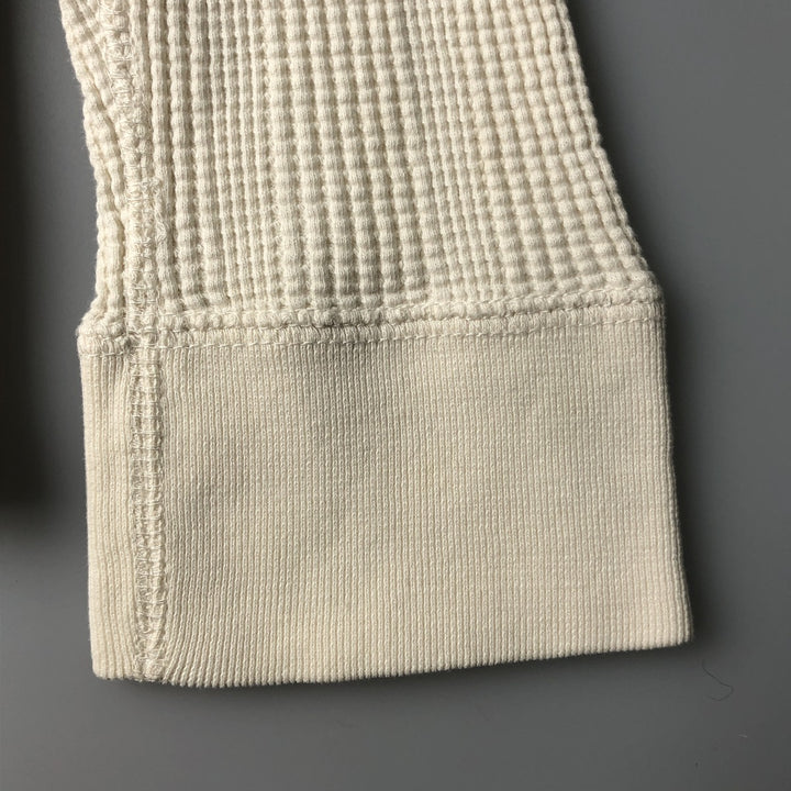 Ralph Lauren POLO by Ralph Lauren UNDERWEAR Thermal Long T-Shirt, Men's Size L cotton pale white type Vintage Second Hand