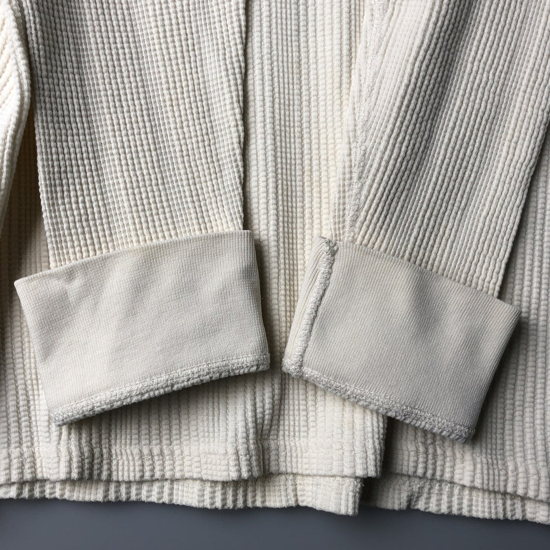 Ralph Lauren POLO by Ralph Lauren UNDERWEAR Thermal Long T-Shirt, Men's Size L cotton pale white type Vintage Second Hand