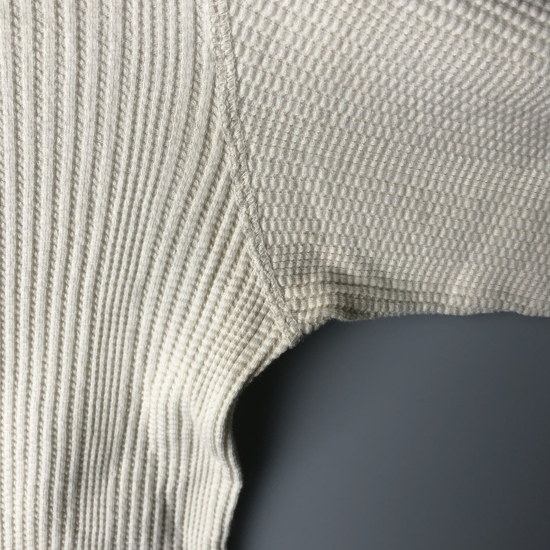 Ralph Lauren POLO by Ralph Lauren UNDERWEAR Thermal Long T-Shirt, Men's Size L cotton pale white type Vintage Second Hand