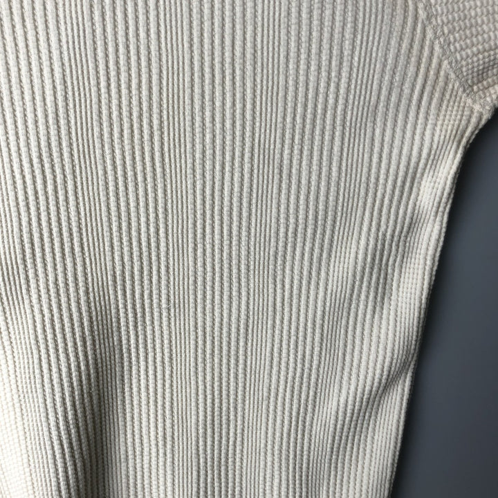 Ralph Lauren POLO by Ralph Lauren UNDERWEAR Thermal Long T-Shirt, Men's Size L cotton pale white type Vintage Second Hand