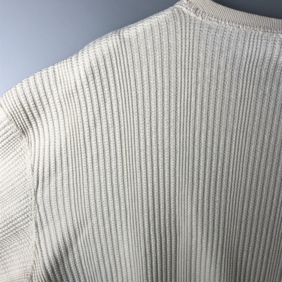 Ralph Lauren POLO by Ralph Lauren UNDERWEAR Thermal Long T-Shirt, Men's Size L cotton pale white type Vintage Second Hand